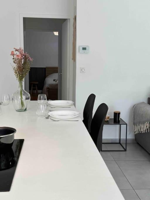 Charmant T3 Moderne Climatise Villeurbanne Ngoại thất bức ảnh